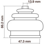 Protectie cauciuc maneta Fiat