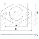 Garnitura evacuare John Deere