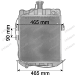 Radiator Fendt Radiator Fendt D7AG037TT, 680098, 150-87, G162202051010, G162.202.051.010,