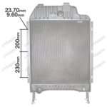 Radiator Massey Ferguson  3619008E92, 3619008E92A, 62295, 150-61,