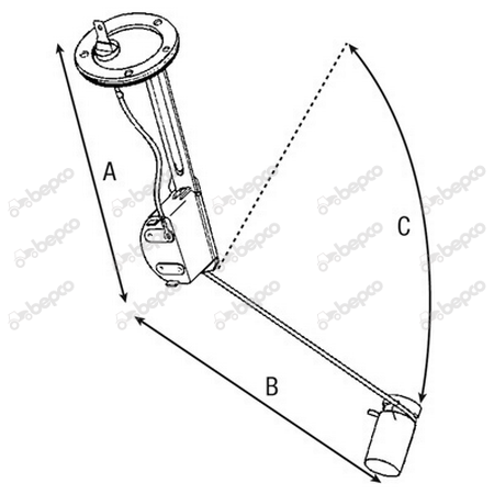 Indicator combustibil rezervor Case International 3232250R91, 52182, 172-93 , AG 0502