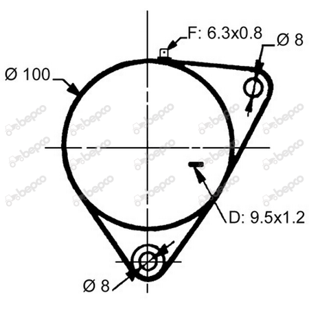 Dinam Massey Ferguson 62/910-1,  3049871R91, 31170, 81806433, 897104M92, 960022M1, 960023M1, E1ADKN10000C, E1ADN10001, E27N10000D, K35521, K908882, K913986, K928643, LRD101, 4992, 1620C, 22255, 22259, 22703, 22733, 22780, 22791, 2871170, 2871182,