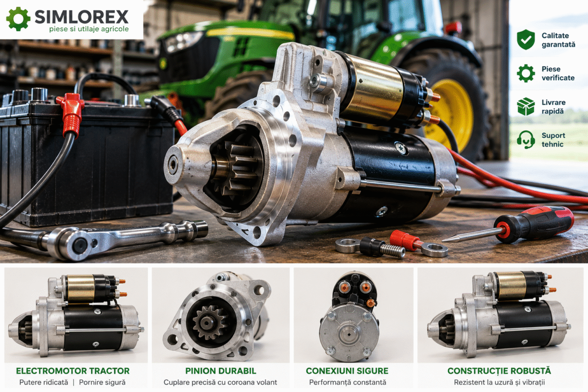 Electromotor tractor: simptome, verificare si alegere corecta